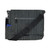 Fabric Casual Messenger Bag, Charcoal/Cobalt [SKU: SOOSM456]