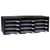 Storex Literature Organizer, 12 Compartments, 10.63 x 13.3 x 31.4, Black [SKU: STX61602U01C]