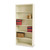 Metal Bookcase, Six-Shelf, 34.5w x 13.5h x 78h, Putty [SKU: TNNB78PY]