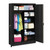 Jumbo Combination Steel Storage Cabinet, 48w x 24d x 78h, Black [SKU: TNNJ2478SUCBK]