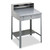 Open Steel Shop Desk, 34.5" x 29" x 53.75", Medium Gray [SKU: TNNSR57MG]