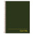 Gold Fibre Wirebound Project Notes Book, 1 Subject, Project-Management Format, Green Cover, 9.5 x 7.25, 84 Sheets [SKU: TOP20816]