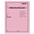Pink Message Pad, One-Part (No Copies), 4.25 x 5.5, 50 Forms/Pad, 12 Pads/Pack [SKU: TOP3002P]