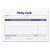 Petty Cash Slips, One-Part (No Copies), 5 x 3.5, 50 Forms/Pad, 12 Pads/Pack [SKU: TOP3008]