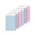 Prism + Colored Writing Pads, Narrow Rule, 50 Assorted Pastel-Color 5 x 8 Sheets, 6/Pack [SKU: TOP63016]