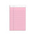 Prism + Colored Writing Pads, Narrow Rule, 50 Pastel Pink 5 x 8 Sheets, 12/Pack [SKU: TOP63050]