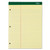 Double Docket Ruled Pads with Extra Sturdy Back, Pitman Rule Variation (Offset Margin-3" Left), 100 Canary 8.5 x 11.75 Sheets [SKU: TOP63394]