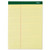 Double Docket Ruled Pads, Pitman Rule Variation (Offset Dividing Line - 3" Left), 100 Canary 8.5 x 11.75 Sheets, 6/Pack [SKU: TOP63396]