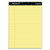 Docket Ruled Perforated Pads, Wide/Legal Rule, 50 Canary-Yellow 8.5 x 11.75 Sheets, 12/Pack [SKU: TOP63400]
