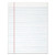 The Legal Pad" Glue Top Pads, Wide/Legal Rule, 50 White 8.5 x 11 Sheets, 12/Pack [SKU: TOP7523]