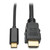 USB Type C to HDMI Cable, 6 ft, Black [SKU: TRPU444006H]