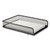 Front-Load Stackable Wire Mesh Document Tray, 1 Section, Letter-Size, 9.37 x 12.48 x 2.32, Matte Black [SKU: TUD24402469]