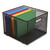 Wire Mesh File Organizer, Letter Size, 13.98" Long, Black [SKU: TUD24402487]