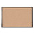 Cork Bulletin Board with Aluminum Frame, 35 x 23, Natural Surface, Black Frame [SKU: UBR2880U0001]