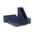 Four-Piece Desk Organization Kit, Magazine Holder/Paper Tray/Pencil Cup/Storage Bin, Chipboard, Navy [SKU: UBR3631U0002]