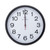 Deluxe 13 1/2" Indoor/Outdoor Atomic Clock, 13.5" Overall Diameter, Black Case, 1 AA (sold separately) [SKU: UNV10417]