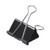 Binder Clips with Storage Tub, Large, Black/Silver, 12/Pack [SKU: UNV11112]