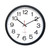 Indoor/Outdoor Round Wall Clock, 13.5" Overall Diameter, Black Case, 1 AA (sold separately) [SKU: UNV11381]