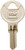 HY-KO 11010WTP1 Key Blank, Brass, Nickel, For: Wright Cabinet, House Locks and Padlocks [SKU: ORG1800440]