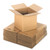 Cubed Fixed-Depth Corrugated Shipping Boxes, Regular Slotted Container, X-Large, 12" x 12" x 12", Brown Kraft, 25/Bundle [SKU: UNV121212]