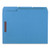 Deluxe Reinforced Top Tab Fastener Folders, 0.75" Expansion, 2 Fasteners, Letter Size, Blue Exterior, 50/Box [SKU: UNV13521]