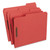 Deluxe Reinforced Top Tab Fastener Folders, 0.75" Expansion, 2 Fasteners, Letter Size, Red Exterior, 50/Box [SKU: UNV13523]