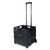 Collapsible Mobile Storage Crate, Plastic, 18.25 x 15 x 18.25 to 39.37, Black [SKU: UNV14110]