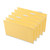 Deluxe Bright Color Hanging File Folders, Legal Size, 1/5-Cut Tabs, Yellow, 25/Box [SKU: UNV14219]