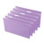 Deluxe Bright Color Hanging File Folders, Legal Size, 1/5-Cut Tabs, Violet, 25/Box [SKU: UNV14220]