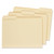 Double-Ply Top Tab Manila File Folders, 1/3-Cut Tabs: Assorted, Letter Size, 0.75" Expansion, Manila, 100/Box [SKU: UNV16113]