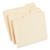Top Tab File Folders, 1/3-Cut Tabs: Assorted, Letter Size, 0.75" Expansion, Manila, 250/Box [SKU: UNV18103]