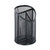 Metal Mesh 3-Compartment Pencil Cup, 4.13" Diameter x 6"h, Black [SKU: UNV20019]