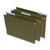 Deluxe Reinforced Recycled Hanging File Folders, Letter Size, 1/3-Cut Tabs, Standard Green, 25/Box [SKU: UNV24113]