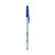 Ballpoint Pen, Stick, Medium 1 mm, Blue Ink, Gray Barrel, Dozen [SKU: UNV27411]