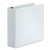Deluxe Easy-to-Open D-Ring View Binder, 3 Rings, 3" Capacity, 11 x 8.5, White [SKU: UNV30752]