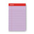 Colored Perforated Ruled Writing Pads, Narrow Rule, 50 Orchid 5 x 8 Sheets, Dozen [SKU: UNV35854]