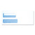 Double Window Business Envelope, #10, Square Flap, Self-Adhesive Closure, 4.13 x 9.5, White, 500/Box [SKU: UNV36104]