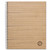 Deluxe Sugarcane Based Notebooks, 1 Subject, Medium/College Rule, Brown Cover, 11 x 8.5, 100 Sheets [SKU: UNV66208]