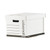 Heavy-Duty Fast Assembly Lift-Off Lid Storage Box, Letter/Legal Files, White, 12/Carton [SKU: UNV95224]