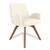 MidMod Fabric Guest Chair, 24.8" x 25" x 31.8", Cream Seat, Cream Back [SKU: UOS24398962]