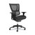 FlexFit 1500TF Mesh Back Fabric Task Chair, Supports Up to 300 lbs, 17.32" to 20.87" Seat Height, Black Seat/Back, Black Base [SKU: UOS50584CC]
