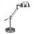 Full-Spectrum CFL Compact-Fluorescent Tilt-Arm Desk Lamp, 20" to 24" High, Brushed Nickel [SKU: VLUVS687372BN]