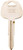 HY-KO 11010HY14 Automotive Key Blank, Brass, Nickel, For: Hyundai Vehicle Locks [SKU: ORG9141185]