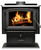 ASHLEY AW2520E-P Pedestal Stove, 27 in W, 25 in D, 30.78 in H, 112,800 Btu Heating, Steel, Metallic Black [SKU: ORG7381312]