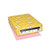 Color Paper, 24 lb Bond Weight, 8.5 x 11, Bubble Gum, 500/Ream [SKU: WAU92046]