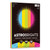 Color Cardstock, 65 lb Cover Weight, 8.5 x 11, Assorted Bright Colors, 50/Pack [SKU: WAU9932601]
