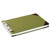 Canvas Sectional Storage Post Binder, 2 Posts, 3" Capacity, 8.5 x 14, Green [SKU: WLJ27832]
