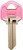 HY-KO 13005KW1PDM Key Blank, For: Kwikset Cabinet, House Locks and Padlocks [SKU: ORG4682514]