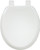 BEMIS 5000-000 Toilet Seat, Wood, White, Adjustable Hinge [SKU: ORG5583869]