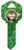 HY-KO 16010KW1-38 Key Blank, Brass, Nickel-Plated, For: Kwikset KW1 Keyways [SKU: ORG4549093]